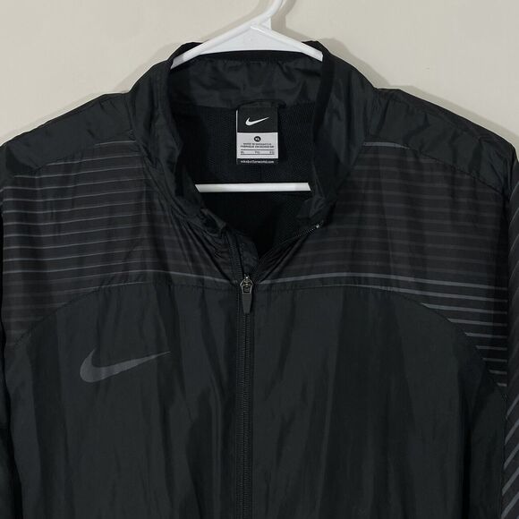 Nike Revolution GPX II Soccer Track Jacket Mens Size XL Black Water Resistant - Picture 3 of 9